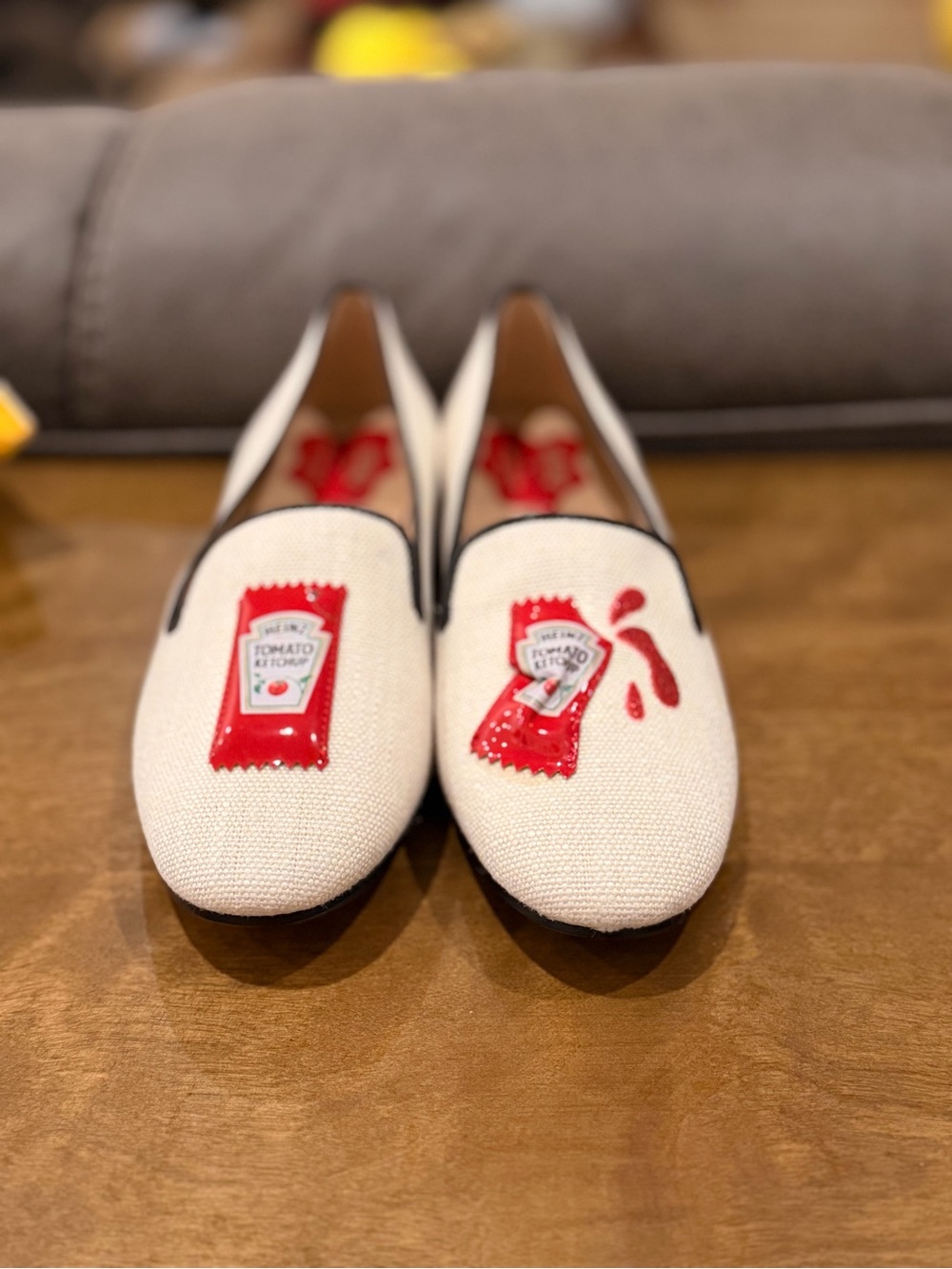 Kate Spade x Heinz Ketchup Limited Edition Flats Size 8.5